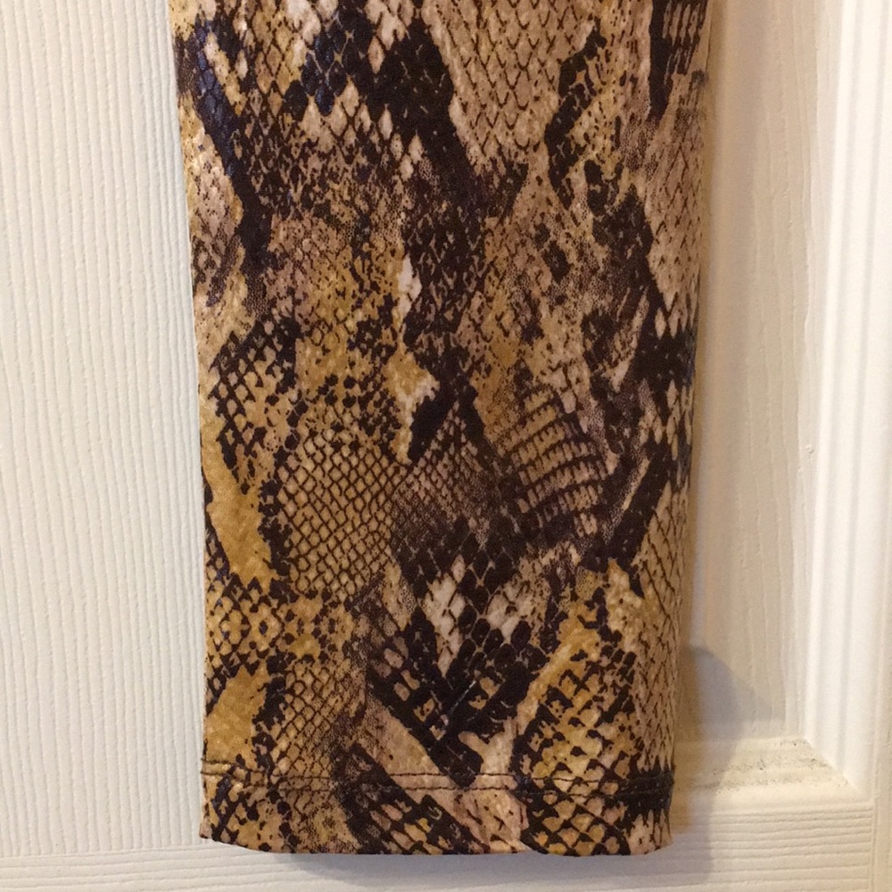 Pleather Python Leggings! Stretchy/Form Fitting! - image 3